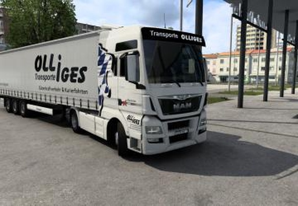 Комбо скин Transporte Olligesверсия 1.0 для Euro Truck Simulator 2 (v1.41.x)
