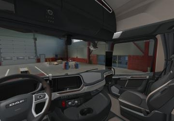 DAF XG/XG+ Dark Interior modверсия 1.1 для Euro Truck Simulator 2 (v1.41.x)