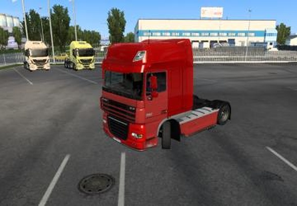 Скин «покраска после ремонта» Daf 105версия 1.0 для Euro Truck Simulator 2 (v1.41.x)