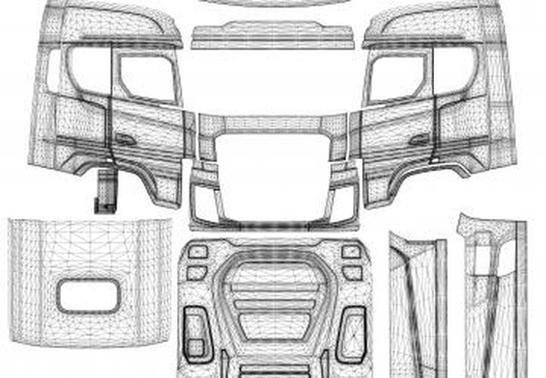 Шаблон для Ford F-MAXверсия 1.0 для Euro Truck Simulator 2 (v1.38.x, - 1.41.x)