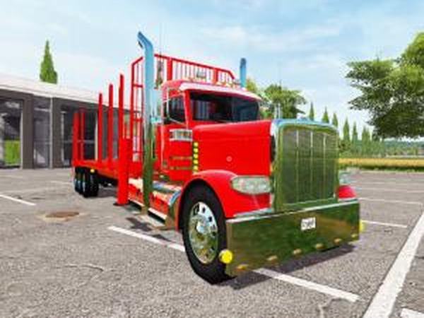 Peterbilt 388 forestверсия 29.01.17 для Farming Simulator 2017 (v1.3.1)