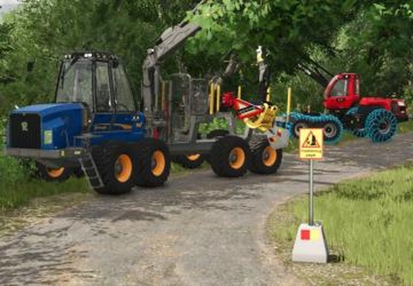 Swedish Construction Sign Packверсия 1.0.0.0 для Farming Simulator 2025