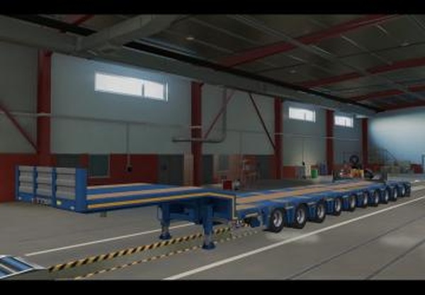Lowbed Trailer Packверсия 1.0 для Euro Truck Simulator 2 (v1.41.x)