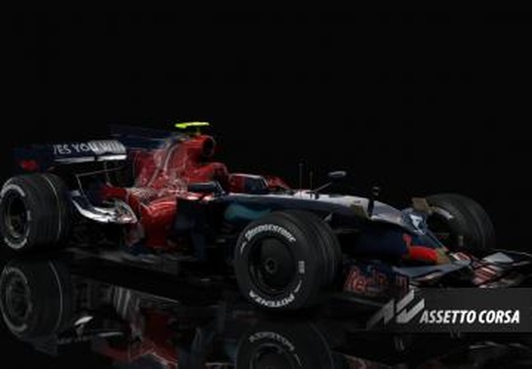 F1 2008 - Toro Rosso STR3версия 1.5 для Assetto Corsa