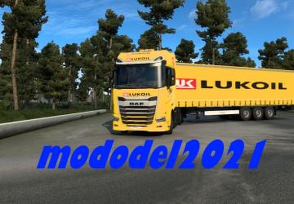 Комбо скин Лукойлверсия 1.0 для Euro Truck Simulator 2 (v1.41.x)