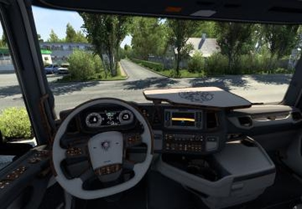 Детализированный интерьер для Scania S2016v1.0 для Euro Truck Simulator 2 (v1.40.x, 1.41.x)