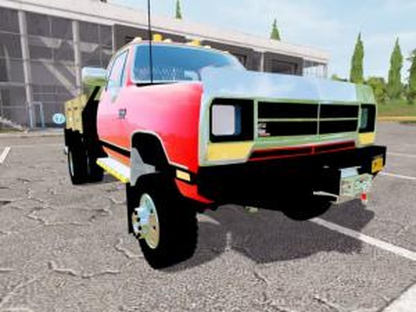 Dodge Power Ram flatbedверсия 19.01.17 для Farming Simulator 2017 (v1.3.1)