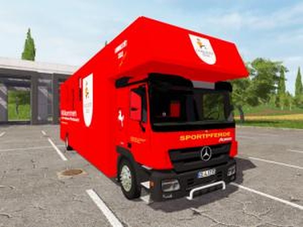 Mercedes-Benz Actros (MP2) horseверсия 16.01.17 для Farming Simulator 2017 (v1.3.1)