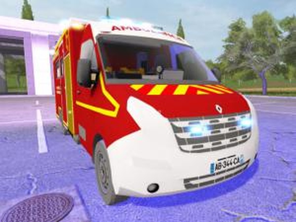 Renault Master Ambulanceверсия 16.01.17 для Farming Simulator 2017 (v1.3.1)
