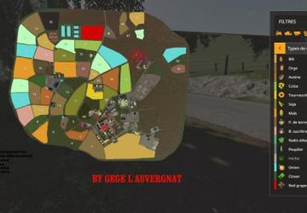 Карта «L’Auvergnate Map»версия 1.0.0.0 для Farming Simulator 2019 (v1.6.x)