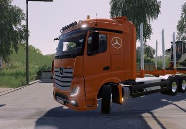 Mercedes-Benz Actros 2663 Forestryверсия 1.0.0.0 для Farming Simulator 2019 (v1.7.x)