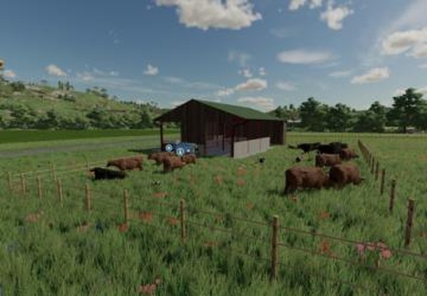 Small UK Cow Barnверсия 1.0.0.2 для Farming Simulator 2022