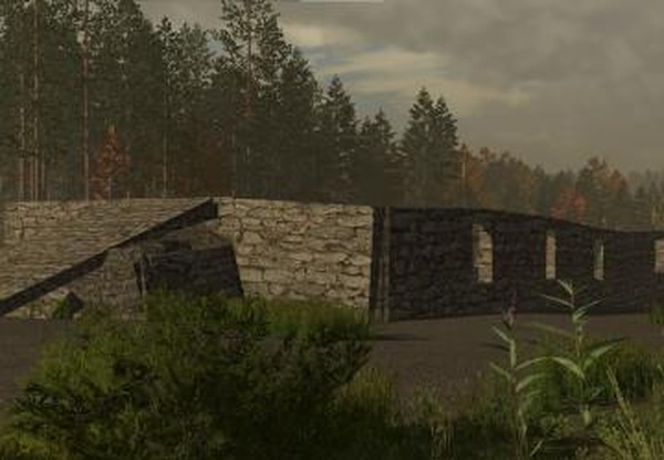 Old cowshed ruineверсия 1.0.0.0 для Farming Simulator 2022