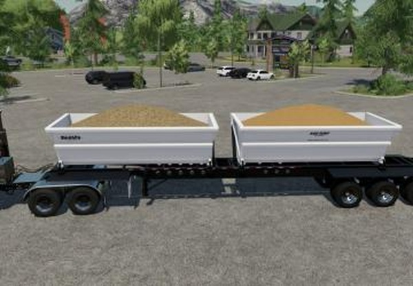 SmithCo Double Compartment Trailerверсия 1.0.0.0 для Farming Simulator 2022