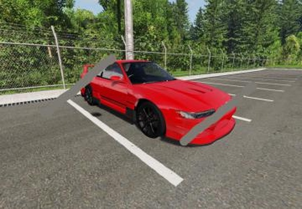 Nissan Silvia S13версия 1.0 для BeamNG.drive (v1.18)