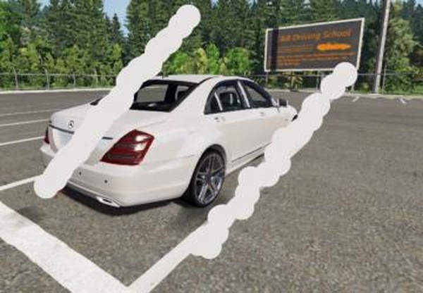 Mercedes-Benz W221версия 20.01.20 для BeamNG.drive (v1.18)