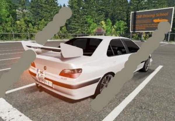 Peugeot 406 Taxiверсия 1.0 для BeamNG.drive (v1.18)