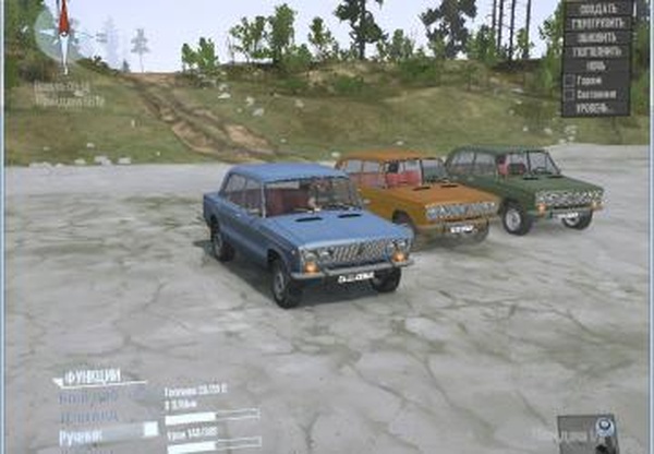 Ваз-2103 три разных цветаверсия 18.10.18 для Spintires: MudRunner (v18.10.18)