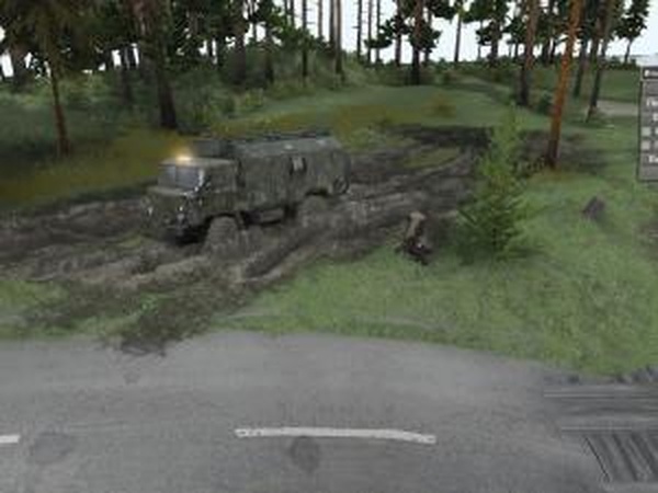 Меньшая вязкость грязиверсия 1.0 для SpinTires (v03.03.16)