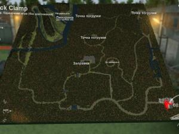 Карта «Чёрный прижим»версия 2.1 для SpinTires (v03.03.16)