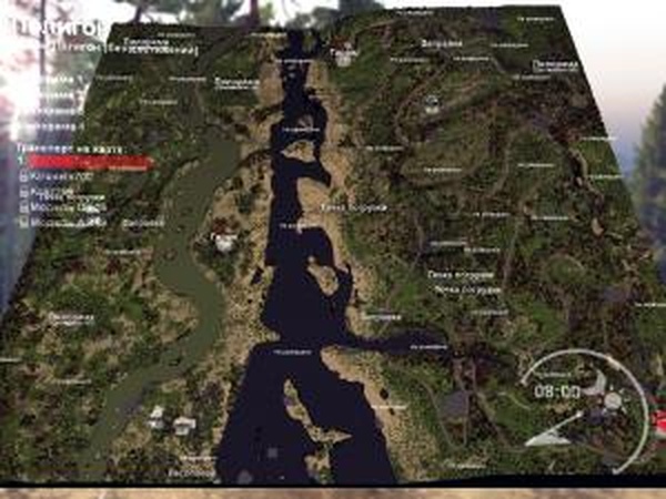 Карта «Two Rivers (Две реки)»версия 1.0 для SpinTires (v03.03.16)