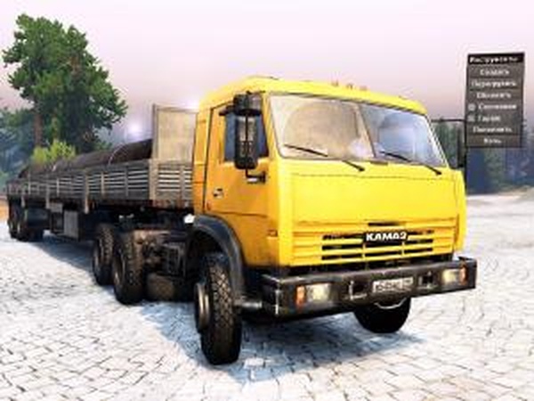 Камаз-54115 «Madarik»версия 06.04.17 для SpinTires (v03.03.16)
