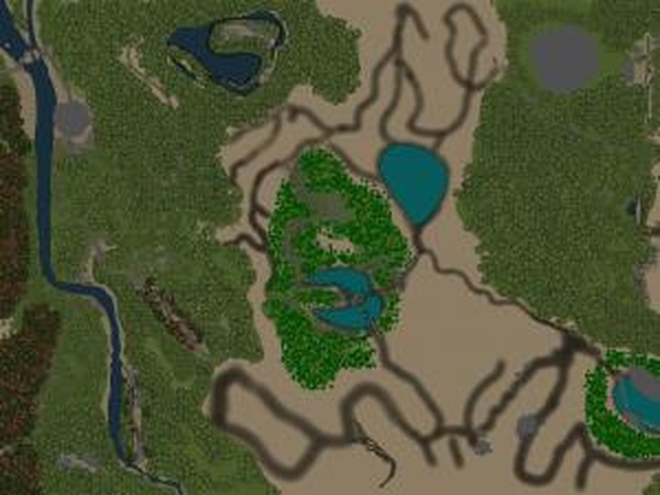 Карта «SVE 11: Через пустыню»версия 1.0 для SpinTires (v03.03.16)