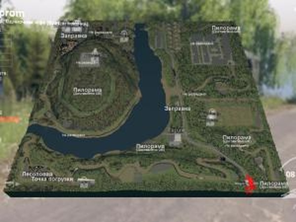 Карта «Леспром»версия 1.0 для SpinTires (v03.03.16)