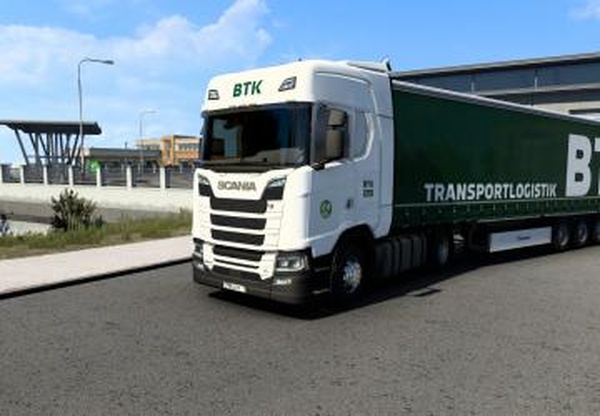 Комбо скин BTK Logistikверсия 1.0 для Euro Truck Simulator 2 (v1.41.x)