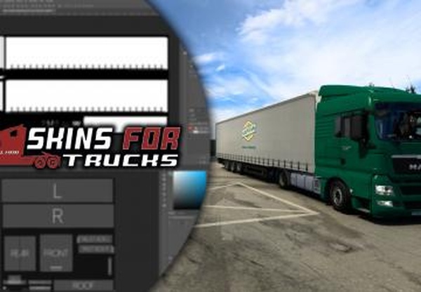 Скин  «TK KAPITAN»версия 1.0 для Euro Truck Simulator 2 (v1.40.x, - 1.43.x)