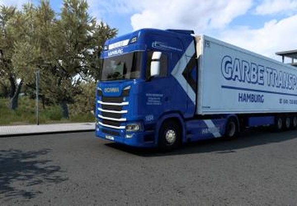 Комбо скин Garbe Transportверсия 1.0 для Euro Truck Simulator 2 (v1.41.x)