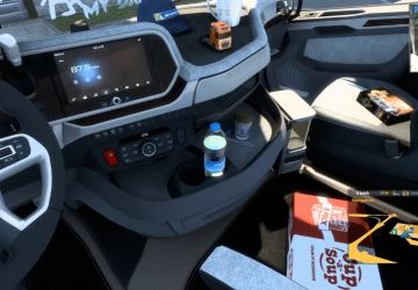 Interior Addon’s DAF XG/XG+версия 1.0 для Euro Truck Simulator 2 (v1.40.x, - 1.43.x)