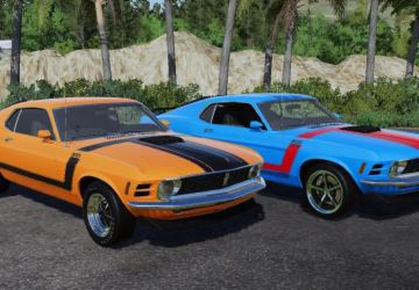 Ford Mustang Boss 302версия 1.0 для Farming Simulator 2019 (v1.7.1.0)