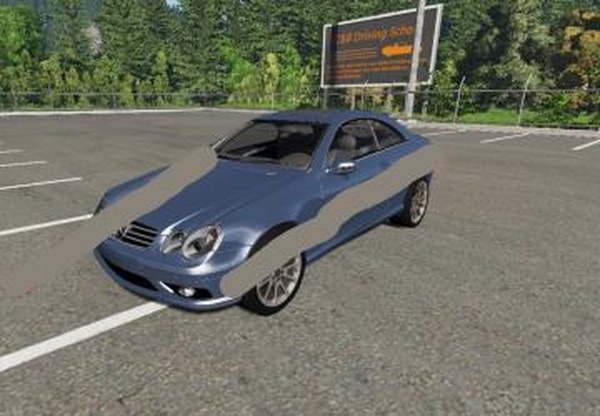 Mercedes-Benz CLK55 AMG 2003версия 1.0 для BeamNG.drive (v0.18.x)