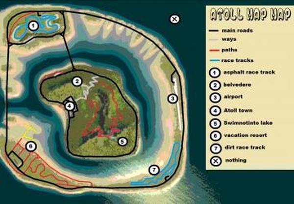 Карта «Atoll»версия 0.2 для BeamNG.drive (v0.17)