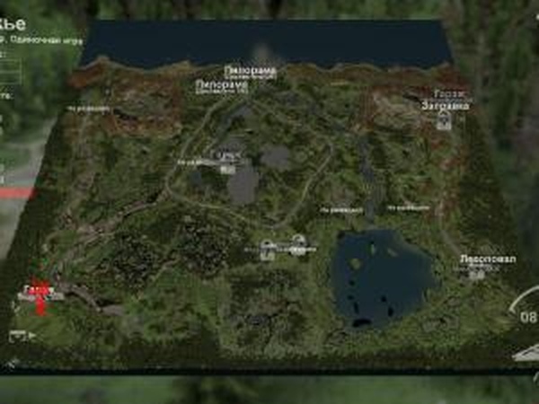 Карта «Побережье»версия 3.0 для SpinTires (v03.03.16)