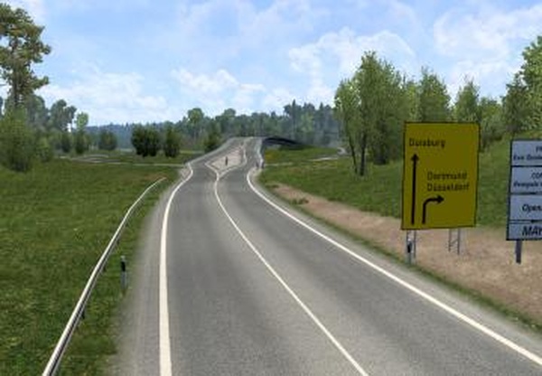 East Duisburg Improvement Mod for Calais-Duisburg Roadv1.1 для Euro Truck Simulator 2 (v1.41.x)