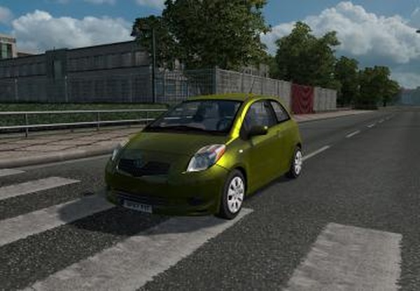 Toyota Yaris Sверсия 2.0 для Euro Truck Simulator 2 (v1.40.x, 1.41.x)