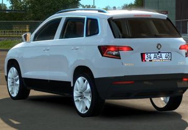 Skoda Karoq 2018версия 3.1 для Euro Truck Simulator 2 (v1.40.x, 1.41.x)