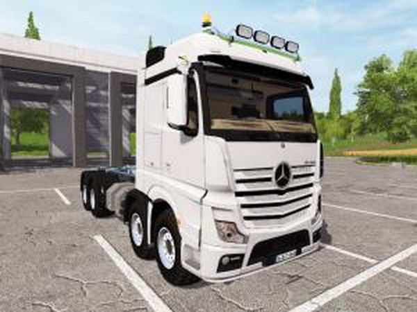 Mercedes-Benz Actros MP4 8x8версия 04.01.17 для Farming Simulator 2017 (v1.3.1)