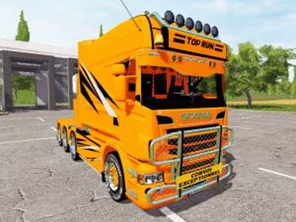 Scania R730 long toprunверсия 03.01.17 для Farming Simulator 2017 (v1.3.1)