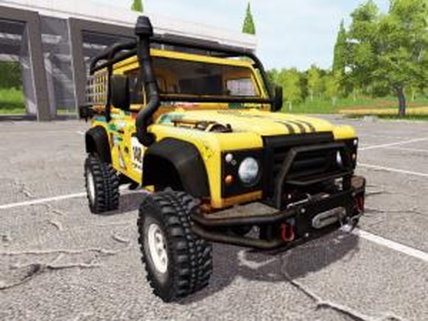 Land Rover Defender 90 Dakarверсия 02.01.17 для Farming Simulator 2017 (v1.3.1)
