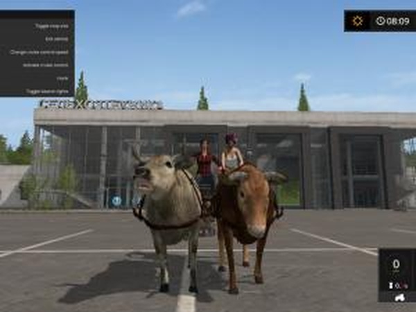 Hard Working Oxenверсия 02.01.17 для Farming Simulator 2017