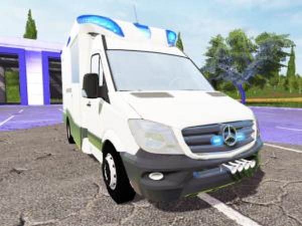 Mercedes-Benz Sprinter BlueTEC (Br.906)версия 01.01.17 для Farming Simulator 2017 (v1.3.1)