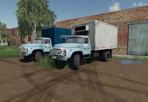 ЗИЛ-130 - Холодильникверсия 1.0 для Farming Simulator 2019 (v1.7.1.0)