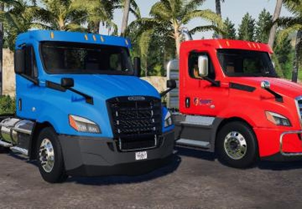 2021 Freightliner Cascadia 116 Day Cabверсия 1.0 для Farming Simulator 2019 (v1.6.0.0)