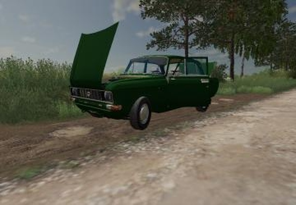 Москвич АЗЛК 2140 - Переделкаверсия 1.0 для Farming Simulator 2019 (v1.6.0.0)