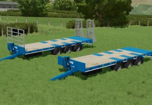 Stewart Low Loader Bale Trailer Flatbedверсия 1.0.0.0 для Farming Simulator 2022