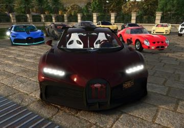Bugatti Chiron Pur Sportверсия 2.0.2.1 для Farming Simulator 2025