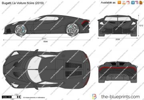 Bugatti La Voiture Noireверсия 2.0 для BeamNG.drive (v0.17)